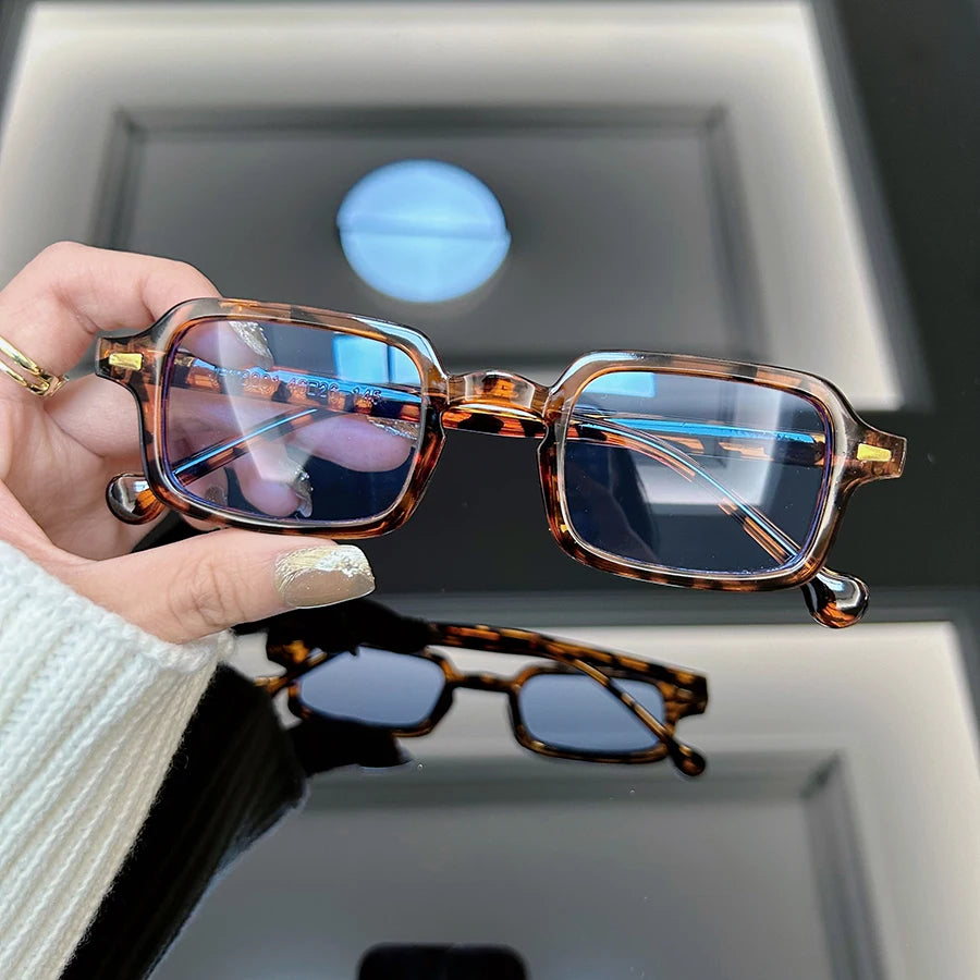 Square Sunglasses Women Men Fashion Sun Glasses Female Male Vintage Frame Personality Mirror Driving Retro Oculos De Sol