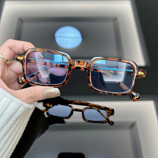 Square Sunglasses Women Men Fashion Sun Glasses Female Male Vintage Frame Personality Mirror Driving Retro Oculos De Sol