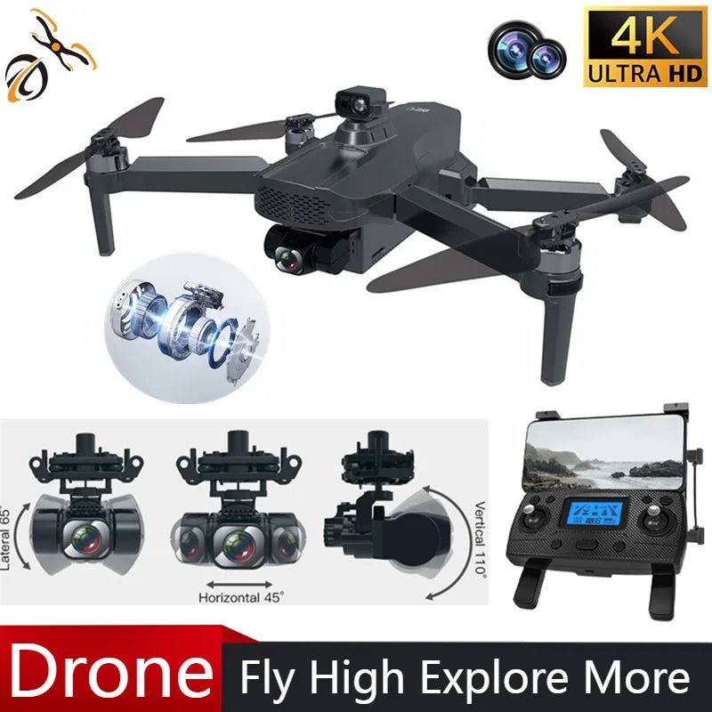 L109 PRO MAX (RTS) Professional Drone 4K HD Dual Camera 3-axis Gimbal Anti-shake Brushless Motor RC Quadcopter Gift Toys Dron