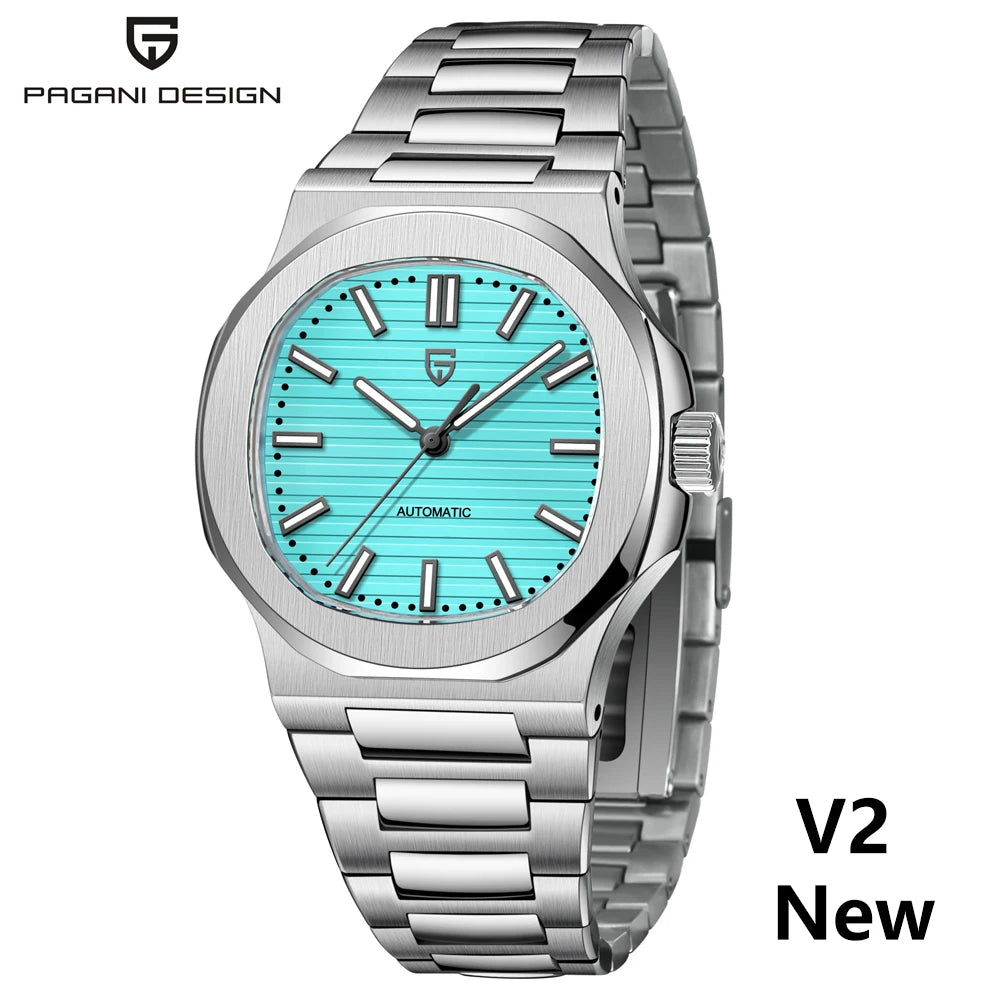 2025 New PAGANI DESIGN 40MM Men's Watches Luxury Automatic Watch For Men Mechanical WristWatch Stainless Steel Sapphire glass
