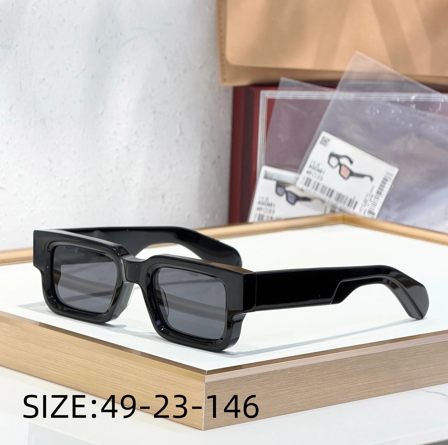 JMM ASCARI Classic Bestseller 10mm Thick Acetate Luxury Brand Handmade High Quality Sunglasses UV400 Outdoor Eyewear for Men and