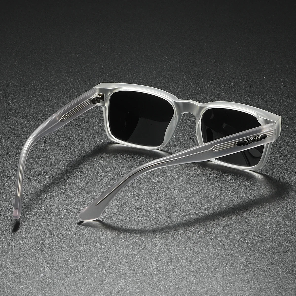 Quality Square Polarized Sunglasses Men Metal Core UV400 Unisex Sun Glasses Travel Hiking Beach Eyewear
