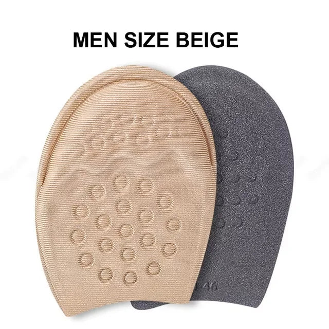 Forefoot Pads for Women High Heels Half Insoles Forefoot Anti-Slip Pain Relief Insert Shoe Size Reduce Filler for Too Big Shoes