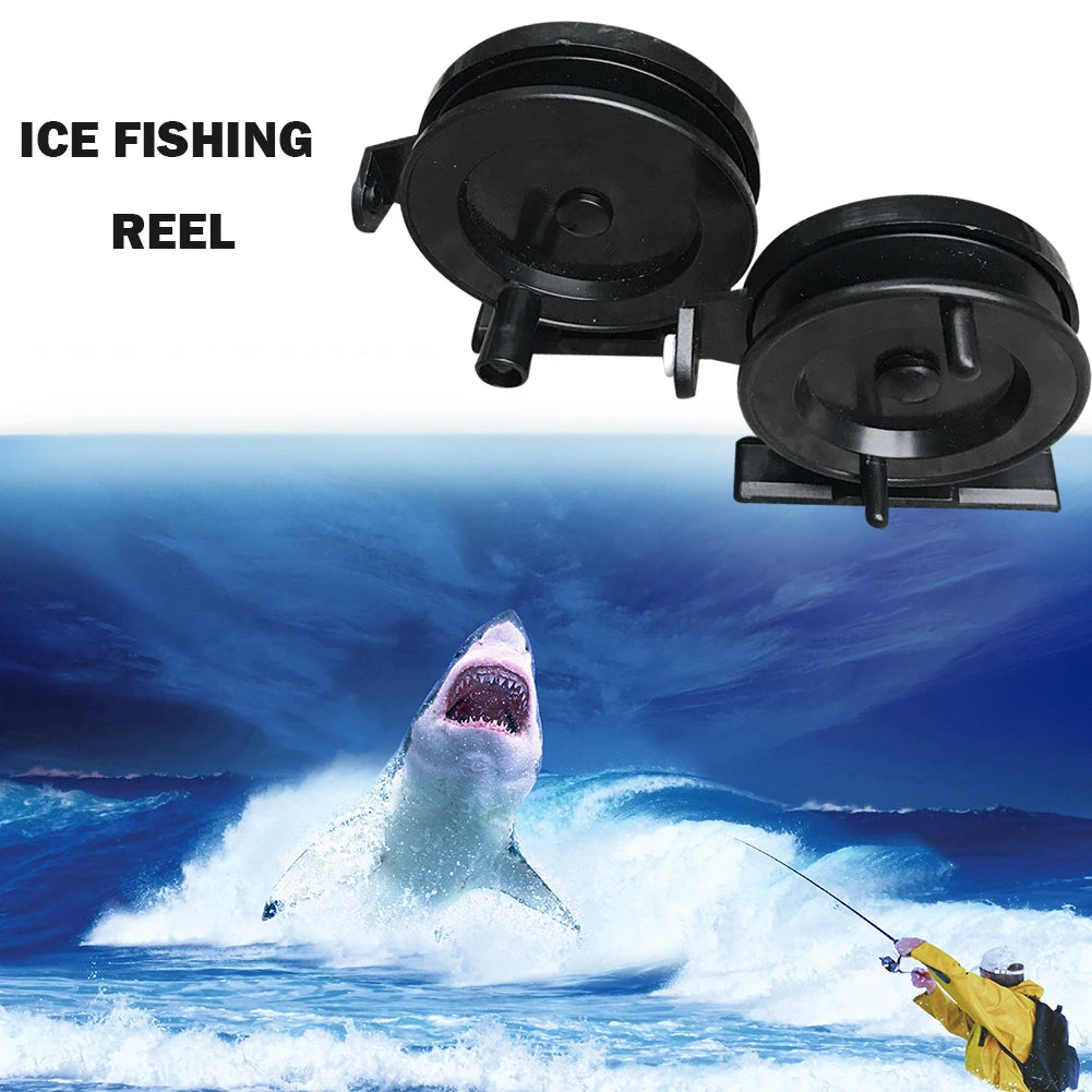 Hollow Fly Ice Fishing Reel Throwing Wheel Saltwater Freshwater Fishing Tackle
