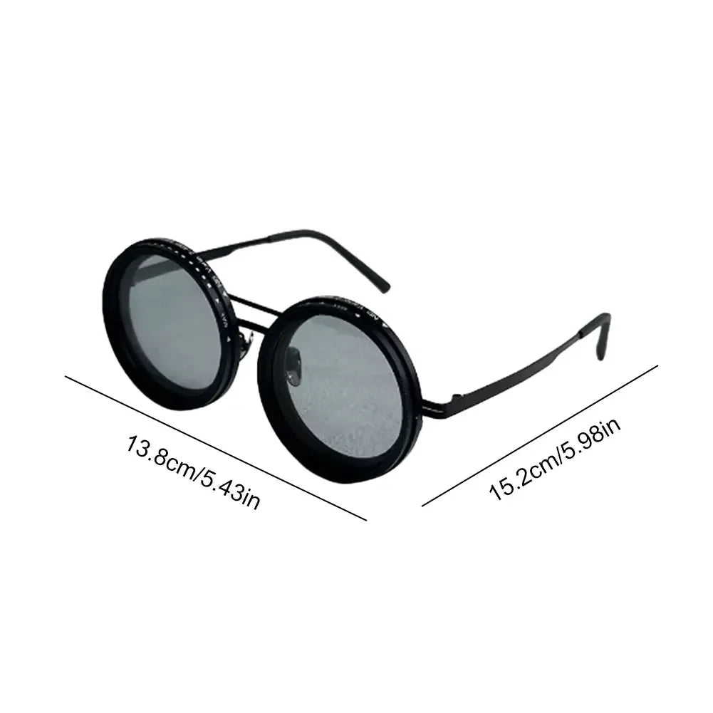 Fishing Rounded Polarized Glasses with ND Filter Lenses Polarized Sunglasses Fishing Filter Glasses for Men Driving Fishing