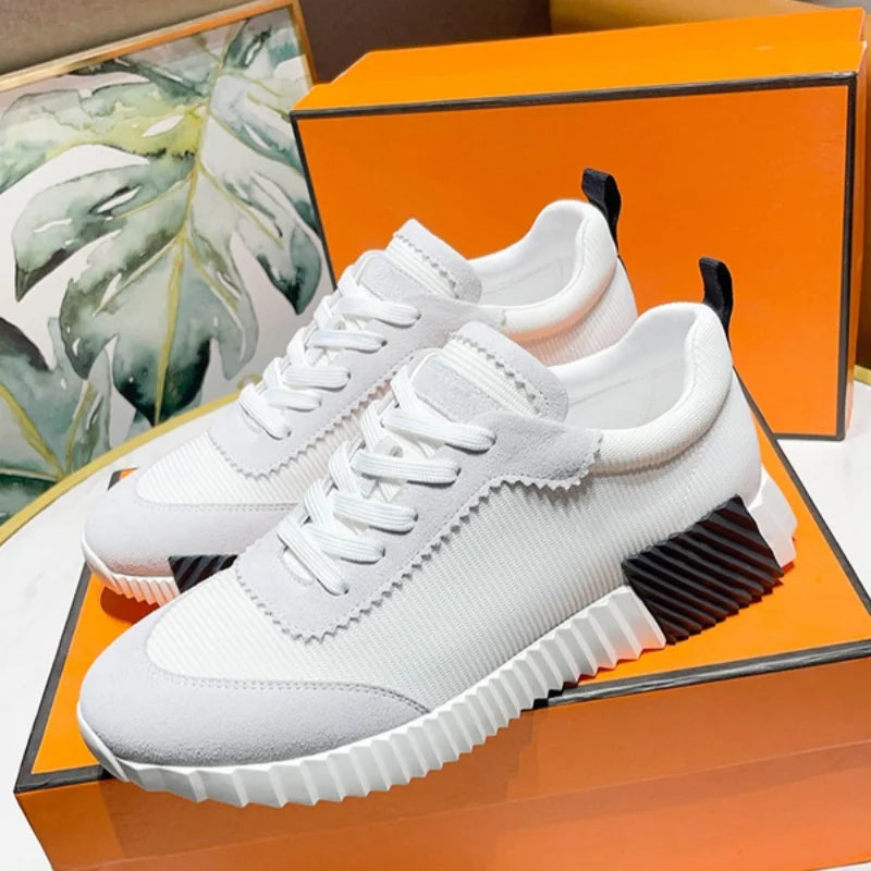 2026 Homesick Men's Casual Leather Sports Shoes Black Adhesive Low-Top Lace-Up Daily Wear Comfortable Breathable Spring Autumn