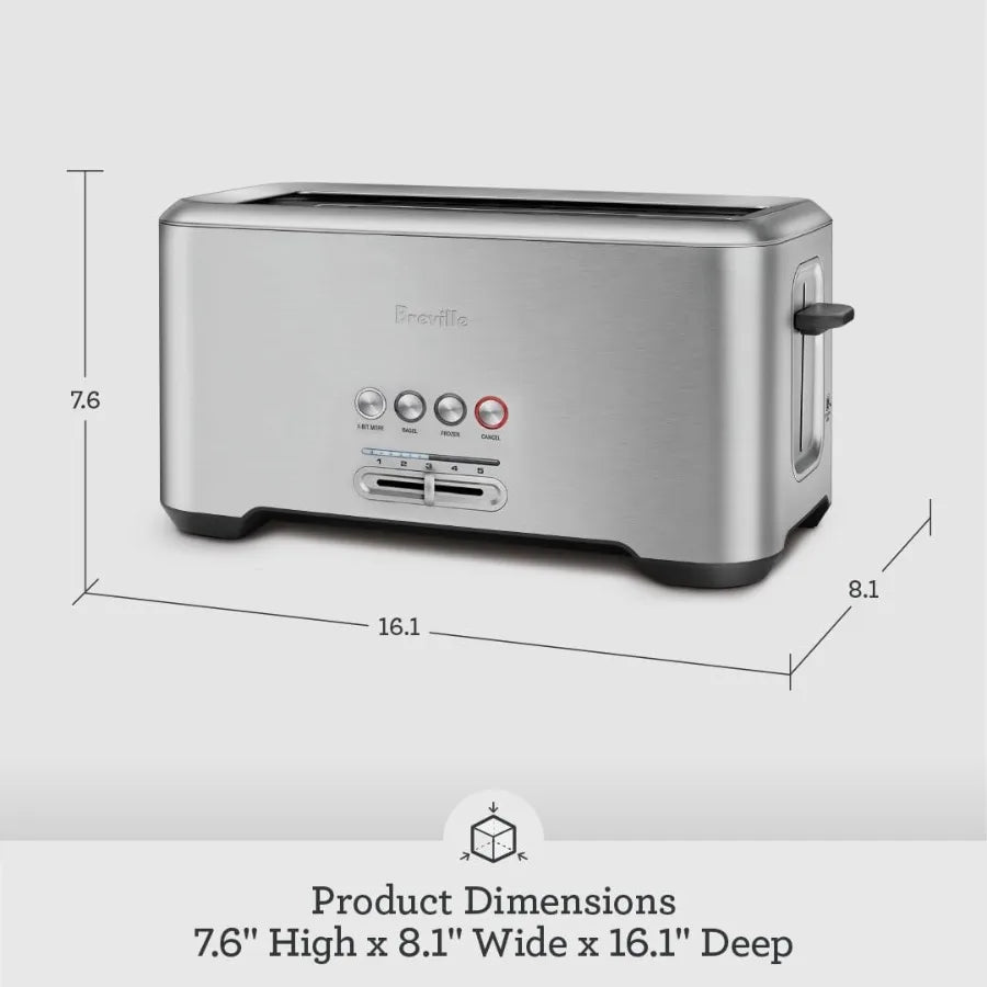 BTA730XL Bit More Toaster 4 Slice Brushed Stainless Steel