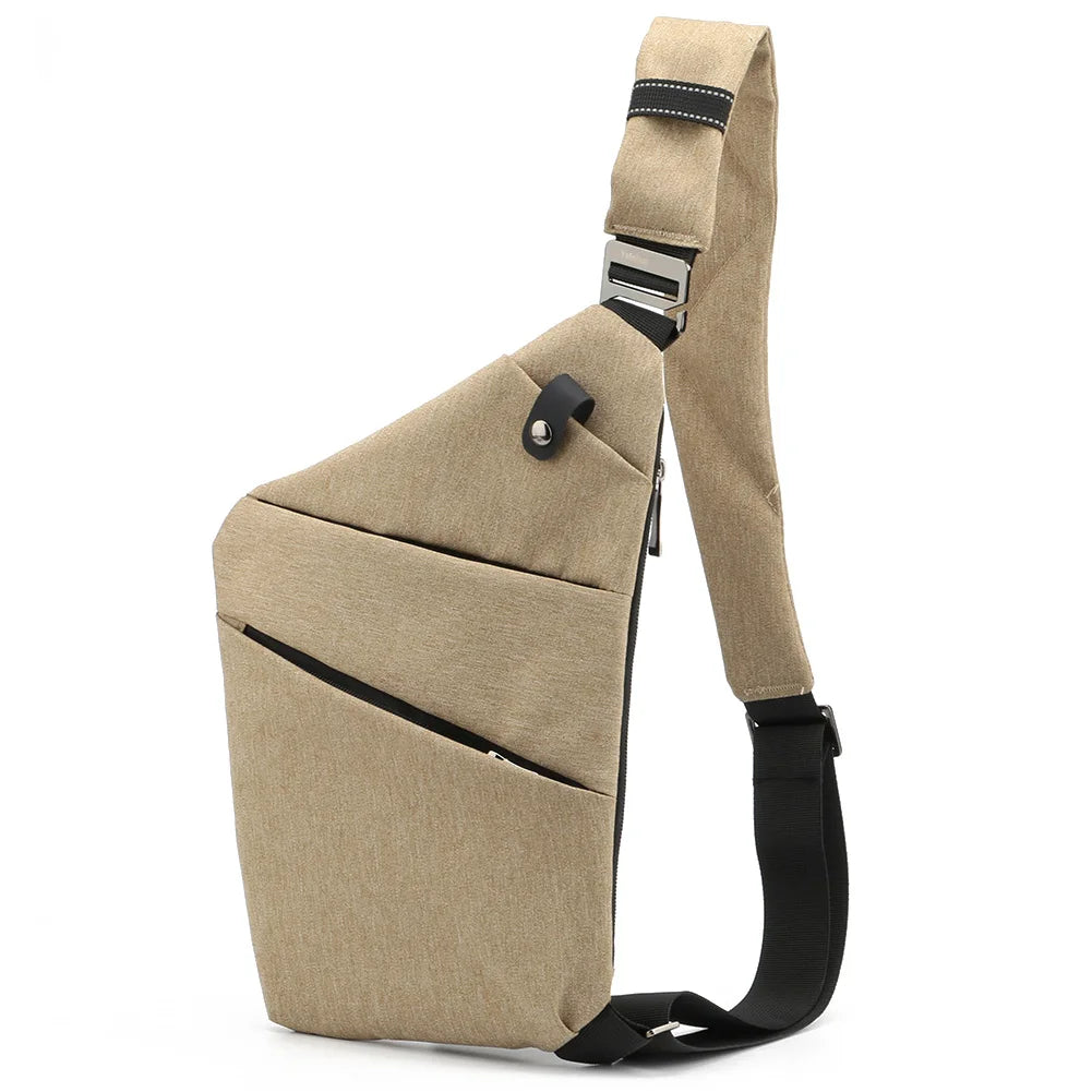 Travel Personal Anti-theft Crossbody Bag Mini Cross Body Bags Male One Shoulder Sling Bag Leisure Anti-splash Men's Chest Bag
