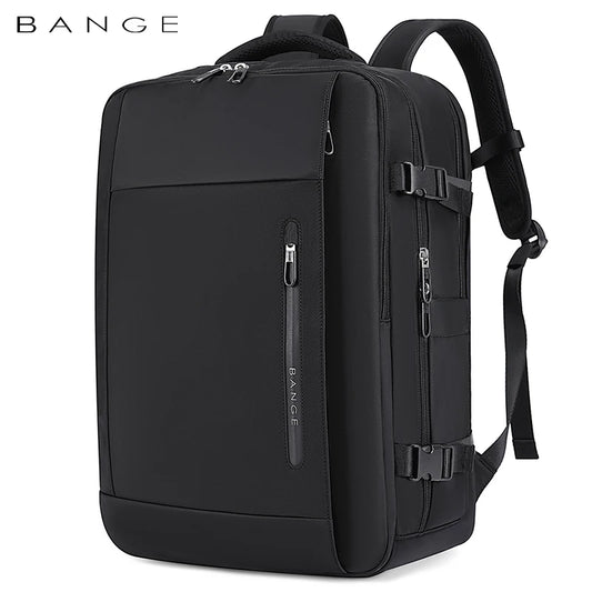 BANGE Large Men Backpacks for 15.6 Laptop USB Charge Travel Backpack Waterproof Wet Dry Pocket School Bags with Mesh Side Pocket