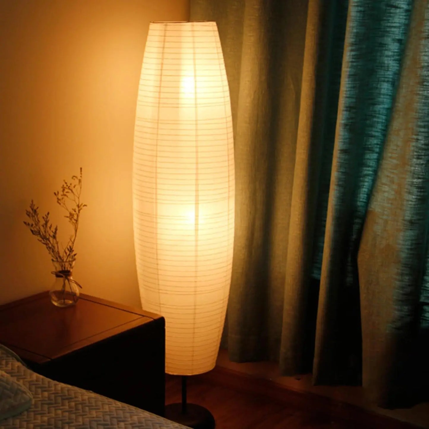 Paper Floor Lamp - Rice Paper Lantern Floor lamp Modern Large Floor Lamp for Bedroom,Living Room