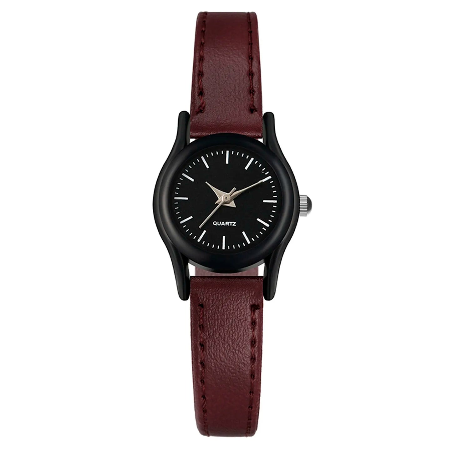 Casual Watches For Men Women Retro Leather Watch Simple Ladies Small Dial Quartz Wristwatch Clock Gift Reloj Mujer