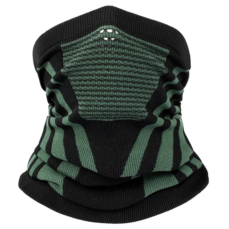 Thermal Face Bandana Mask Cover Neck Warmer Gaiter Bicycle Cycling Ski Tube Scarf Hiking Breathable Masks Print Women Men Winter