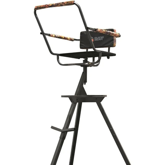 HOME.12' Tripod Deer Stand Tower for Hunting Climbing Hunt Seat, Hunting Gear Equipment Accessories