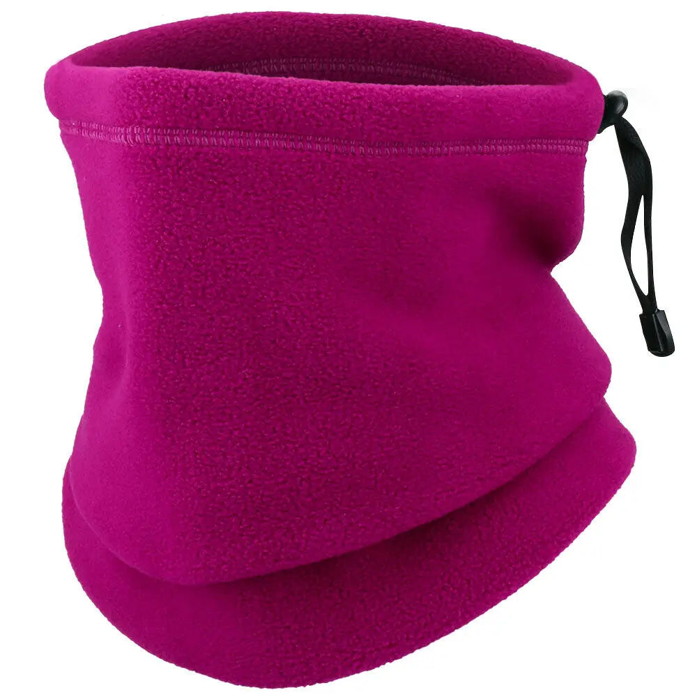 Winter Fleece Neck Warm Scarf Windproof Balaclava Ski Face Mask for Cold Weather Motorcycle Cycling Thermal