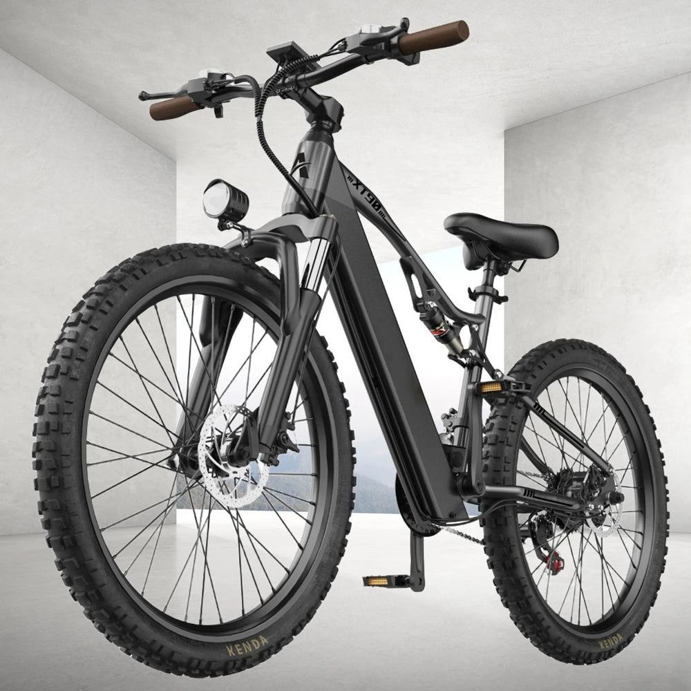 26" Electric Motorcycles E Bike For Adults, 1500W Peak Motor Ebike 28Mph 48V 20AH Adults Electric Mountain Dirt Bicycle