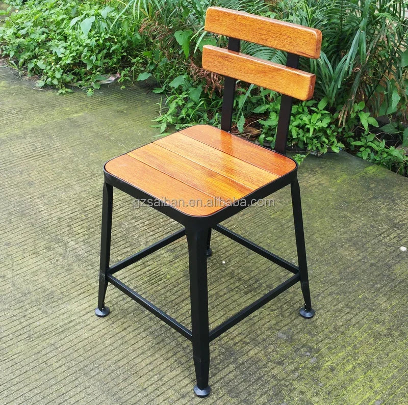 High Quality 4 Seater Dining Table Set Outdoor Merbau Wooden Garden Furniture Outdoor Bar Table And Chair Set