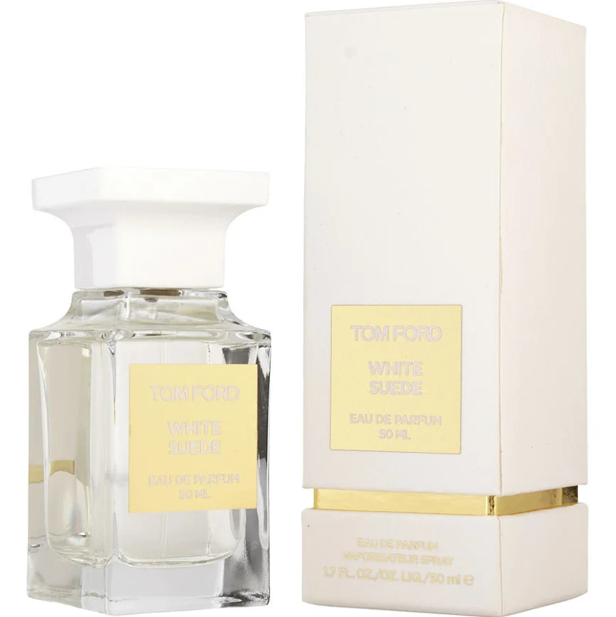 Tom Ford White Suede unisex Eau De Parfum Spray (White Packaging) 50ml Original woody floral fragrance with long-lasting scent