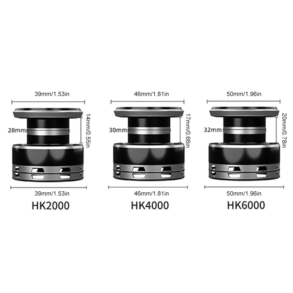 Metal Spinning Reel All Purpose Fishing Spinning Reel 8/10/12kg Max Drag 5.2:1 Gear Ratio For Saltwater And Freshwater Fishing