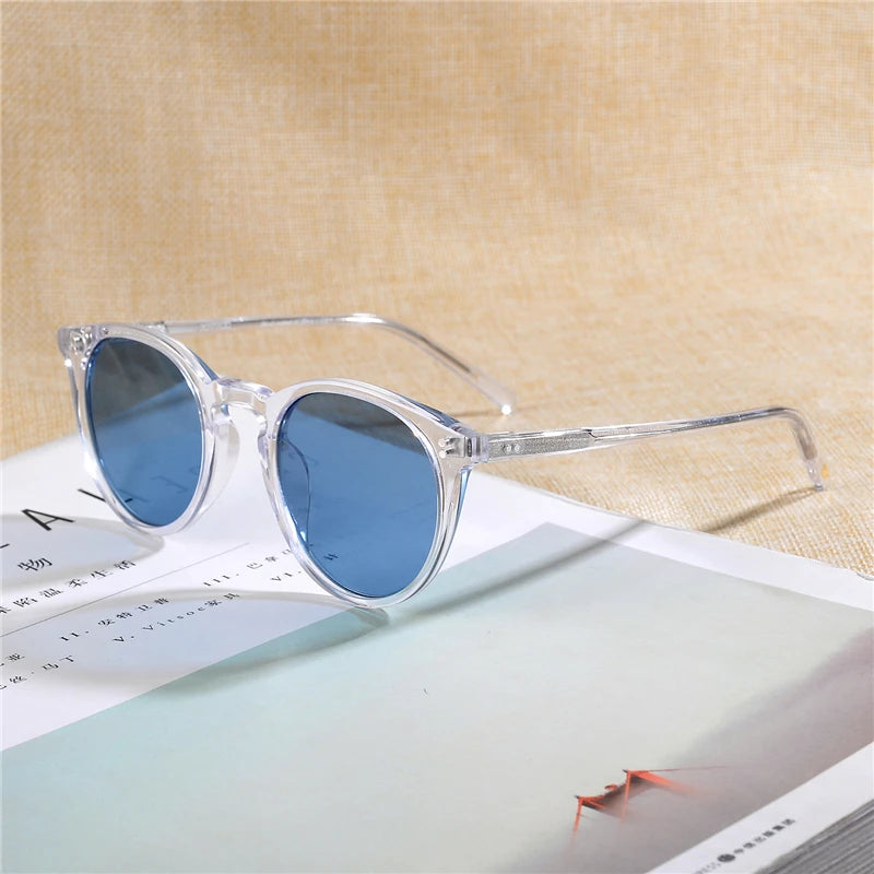 Unisex Retro Sunglasses Brand Oculos De Sol Oval Round O'malley Sun Glasses OV5183 Sunglasses frame eyewear O'malley sunglasses