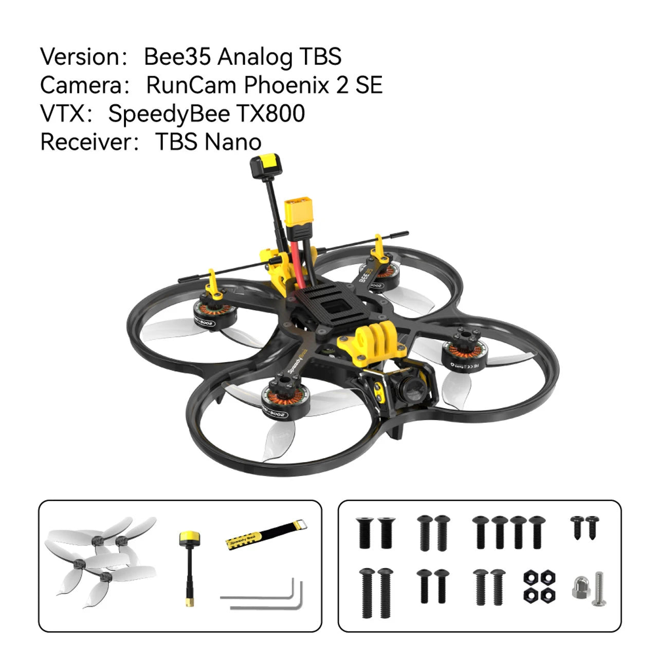 Speedybee Bee 35 Bee35/Bee35 Pro 3.5 inch 6S FPV Cinewhoop Drone