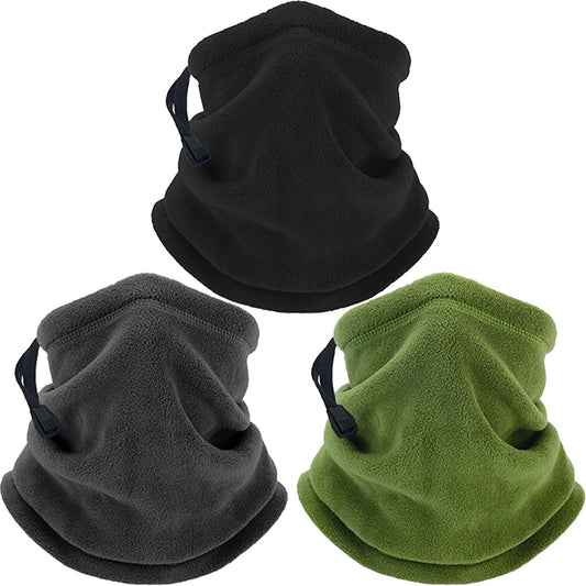 Winter Fleece Neck Warm Scarf Windproof Balaclava Ski Face Mask for Cold Weather Motorcycle Cycling Thermal