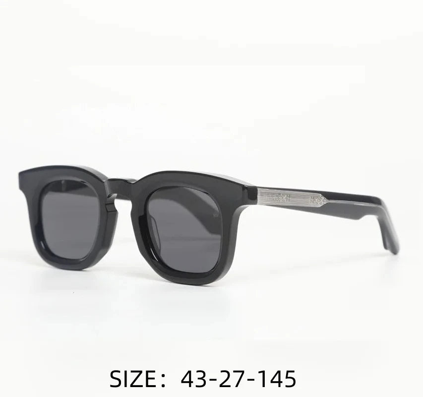 DEVAUXI Retro Round Acetate Glasses - Designer Prescription Eyewear for Men & Women, Top Quality Myopia  with Uni