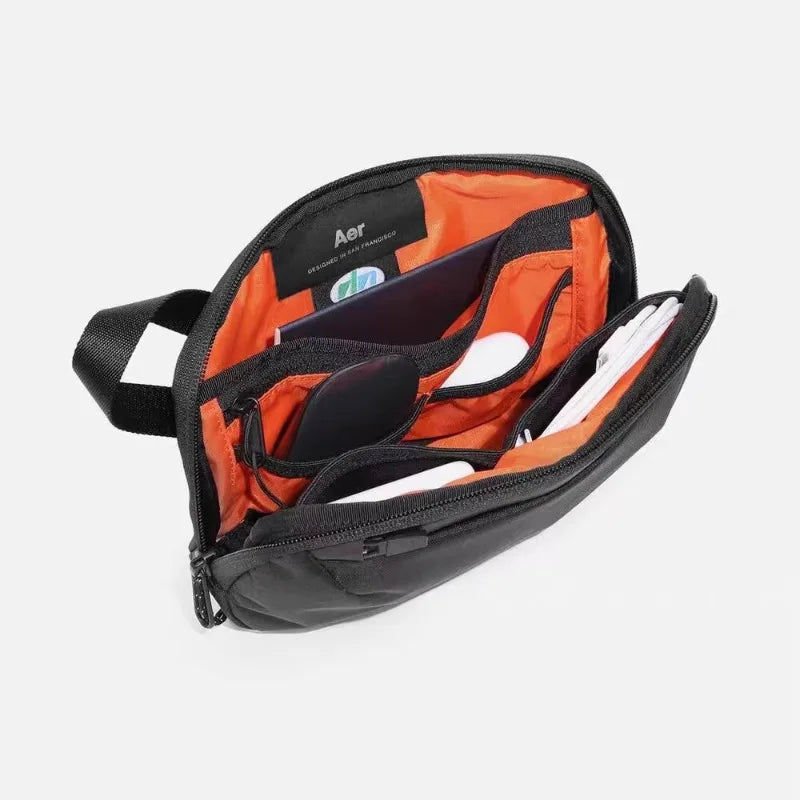 Slim Pouch X-Pac Portable Waterproof Durable Clutch Bag for Personal Items Storage Shoulder Crossbody Bag for Travel Commuting