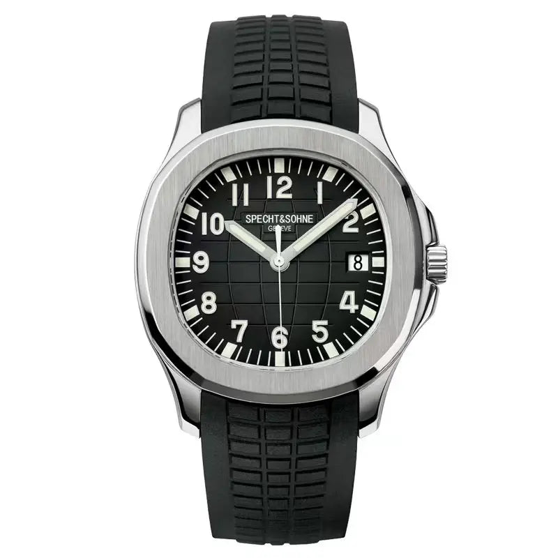 2025 New Men's Watches Automatic Mechanical Watch Luxury Brand Specht&Sohne Sport Watch For Men Rubber Strap Relogio Masculino