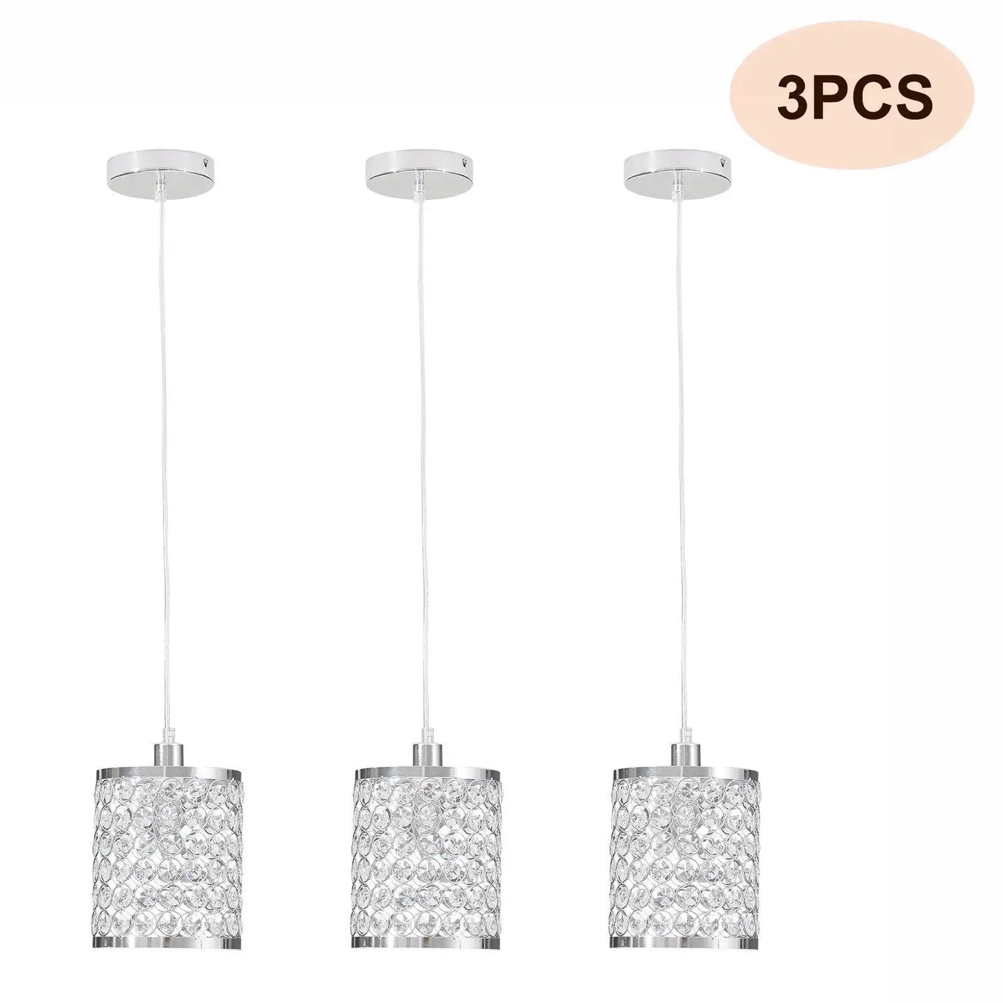 3 Pack Modern Pendant Light Hanging Ceiling Light Fixture Kitchen Island Lamp Pendant Light Kitchen Island Lamp Fixture