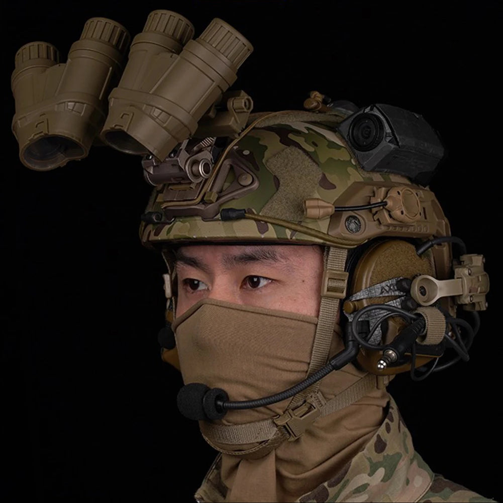 GPNVG 18 Tactical Helmet Binocular Model No Function Military Dummy Binoculars Airsoft Hunting Tactical Binoculars Movies Props