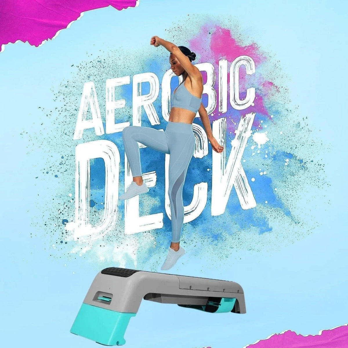 ZZH Multifunctional Aerobic Deck - Versatile Fitness Station, Weight Bench, Aerobic Stepper, Plyometrics Box for Cardio Workouts