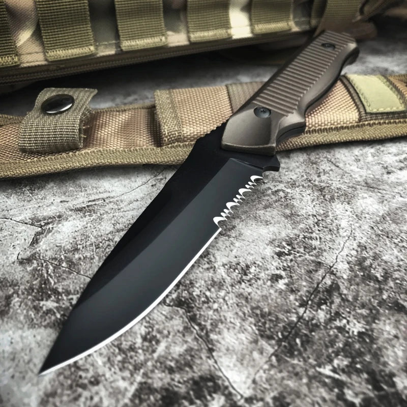 BM 140BK Straight Knife Wilderness Wilderness Adventure Military Tactical Hunting Self-defense Multi-fuctional Emergency Tool