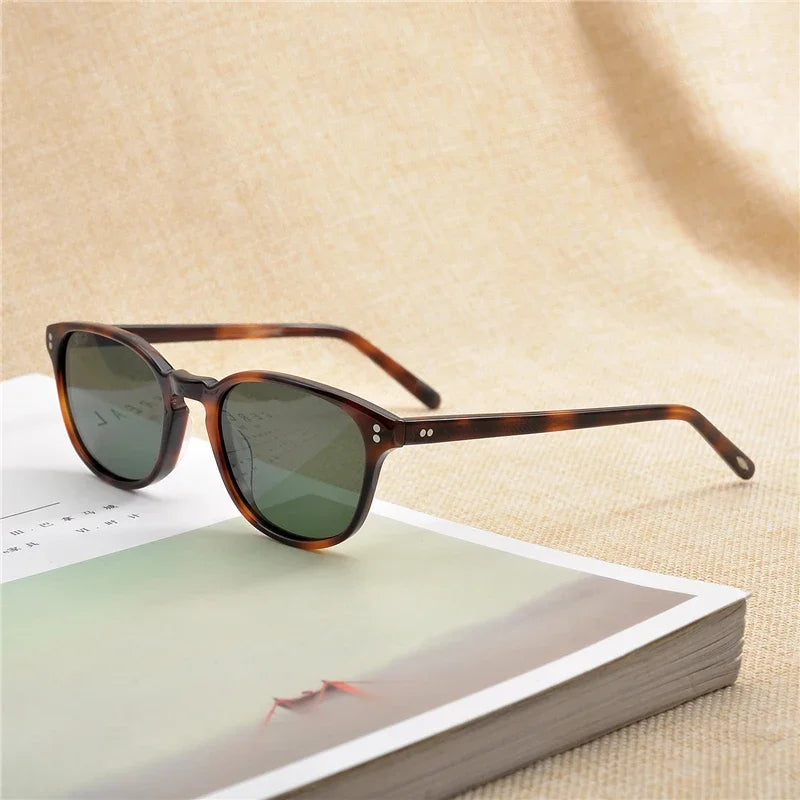 Fairmont Sunglasses OV5219 Clear Sunglasses Brand Designer Women/Men Vintage Rectangle Eyewear Polarized Driving Sun Glasses