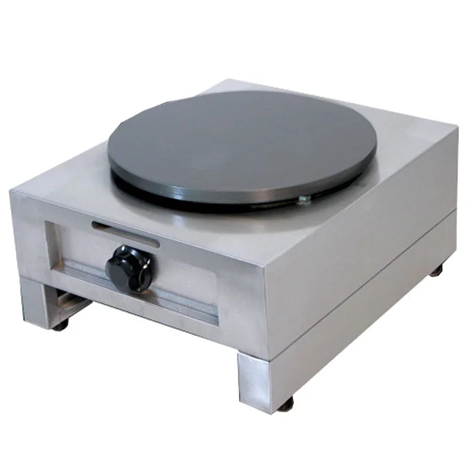 3 KW Commercial gas roti crepe maker rotating crepe maker pancake machine