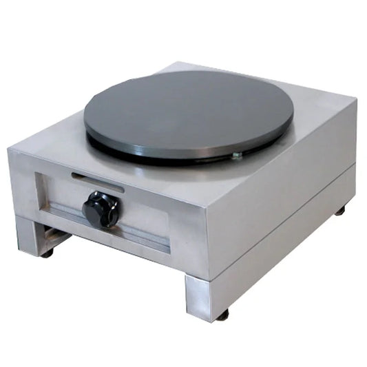3 KW Commercial gas roti crepe maker rotating crepe maker pancake machine