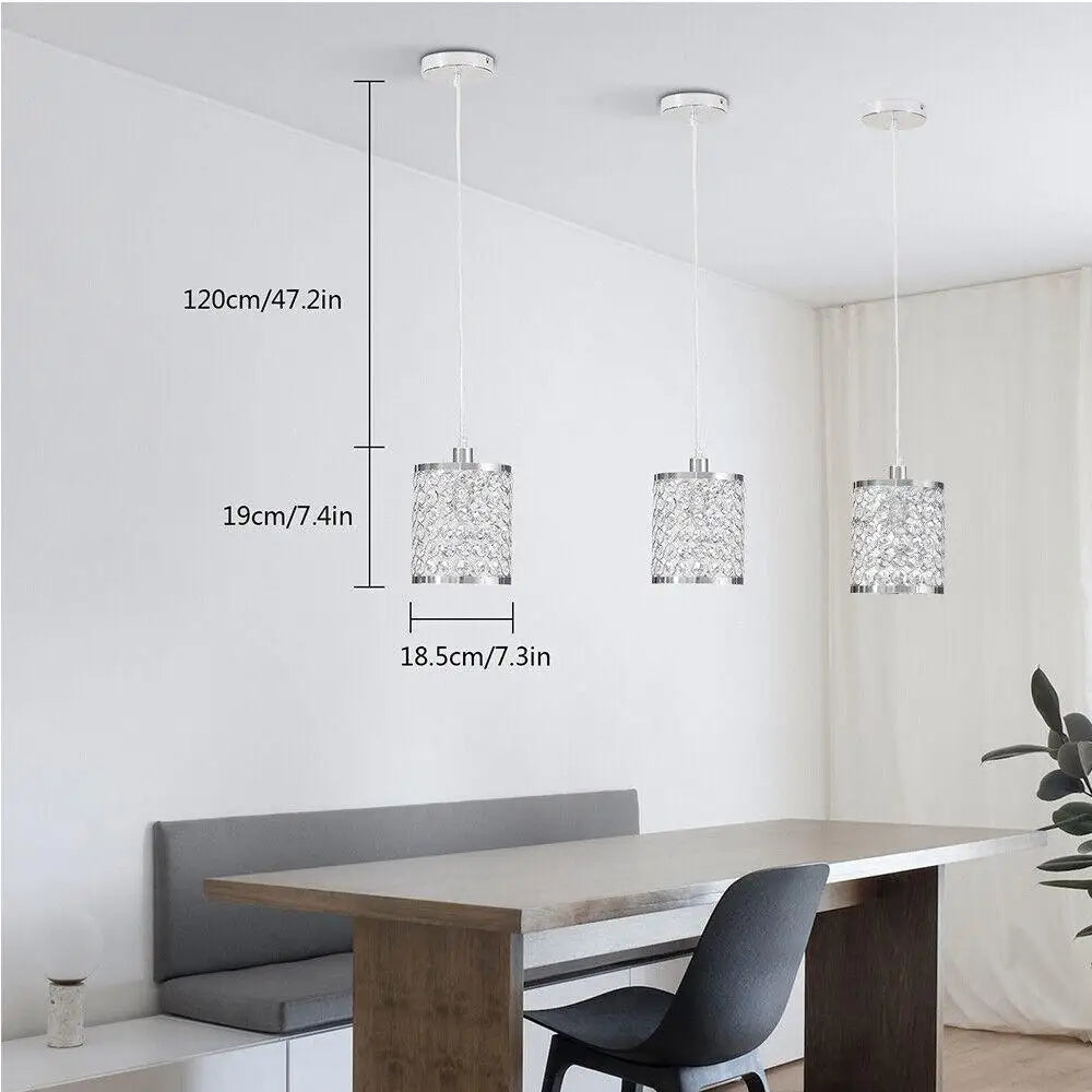 3 Pack Modern Pendant Light Hanging Ceiling Light Fixture Kitchen Island Lamp Pendant Light Kitchen Island Lamp Fixture