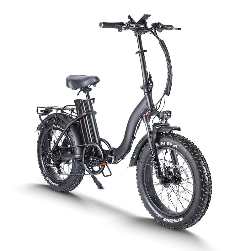 Foldable Ebike for adults 1400W Peak moto 48V 15AH Li-ion Battery E bike,20 Inch Fat tire,Folding Ebike for Commuter Man Woman