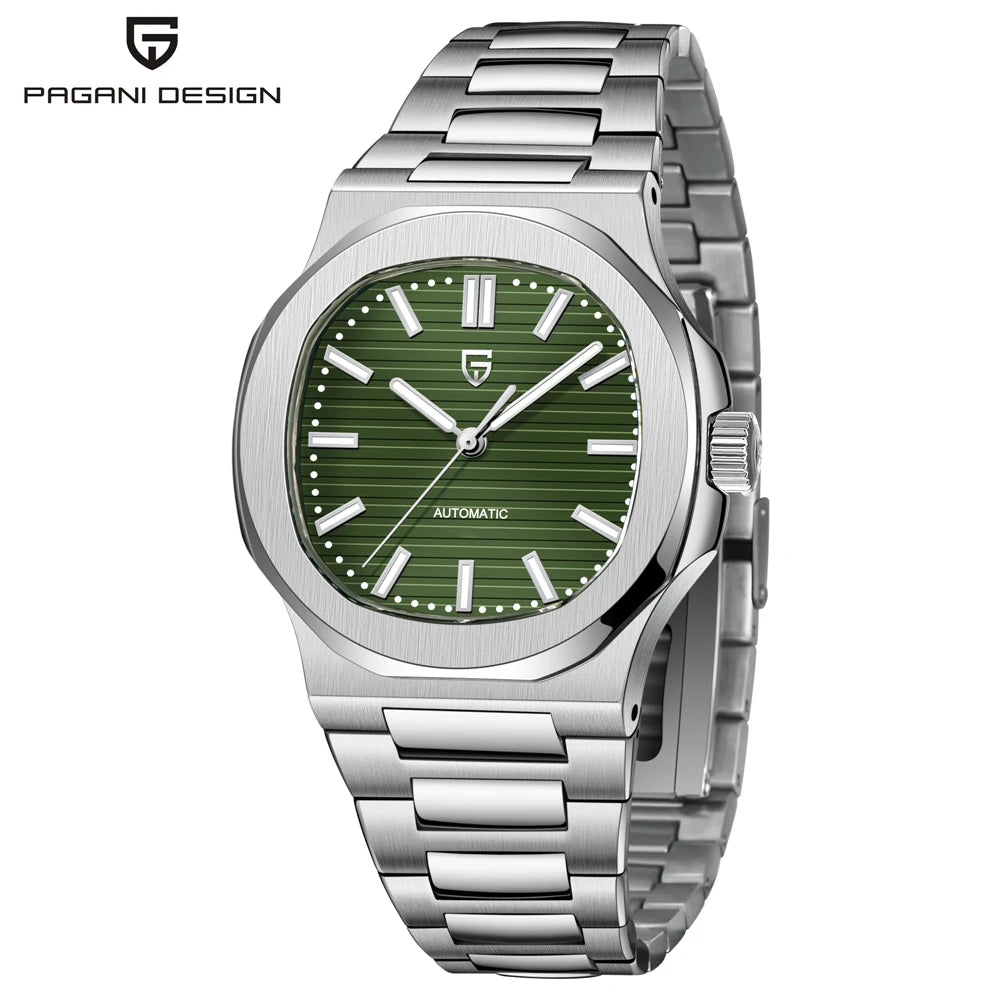2025 New PAGANI DESIGN 40MM Men's Watches Luxury Automatic Watch For Men Mechanical WristWatch Stainless Steel Sapphire glass