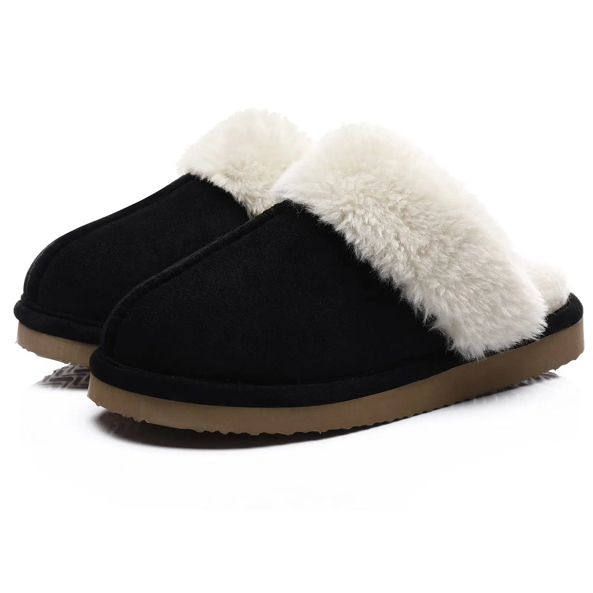 Winter Men Plush Slippers Fuzzy Soft Fluffy Men Slippers Fashion Men Slippers Indoor Warm Furry Fur House Flat Shoes