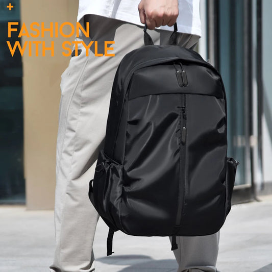 Men's Casual Large Capacity Travel Charging Backpack Lightweight Waterproof Computer Backpack Student School Bag Unisex