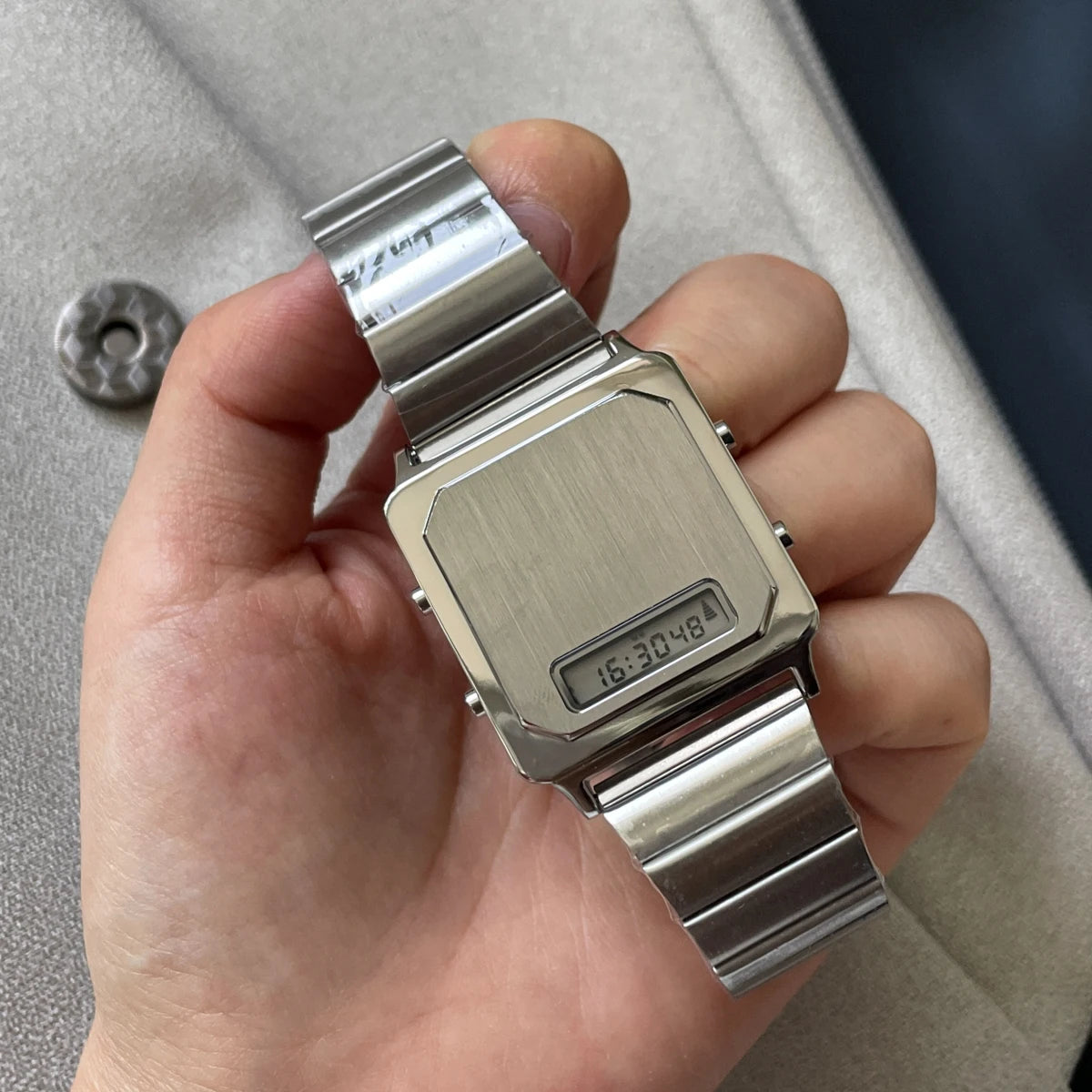 CILOA2025 new square electronic watch for men brand genuine simple high-end high-quality light luxury gift waterproof