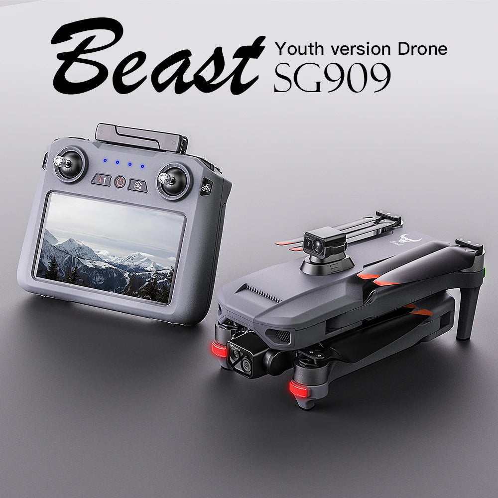 2024 ZLL SG909 Drone Professional Camera Touch Screen 3-Axis Gimbal Obstacle Avoidance FPV Brushless EIS Electronic RC Dron Toy