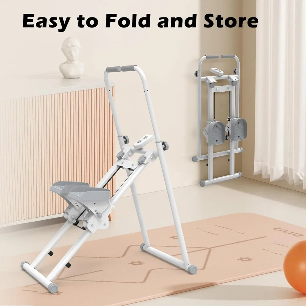 Leikefitness Stair Stepper for Home-Upgrade Vertical Climber,Folding Cardio Exercise Machine,Stair Climber for Full Body Workout