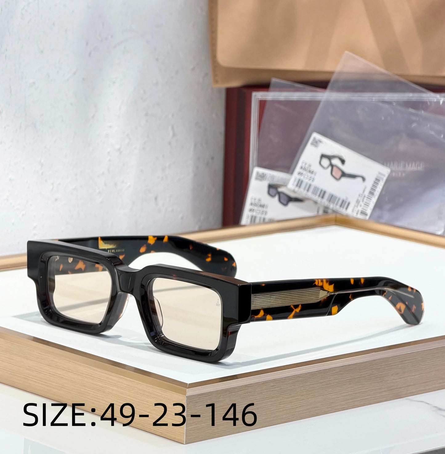 JMM ASCARI Classic Bestseller 10mm Thick Acetate Luxury Brand Handmade High Quality Sunglasses UV400 Outdoor Eyewear for Men and