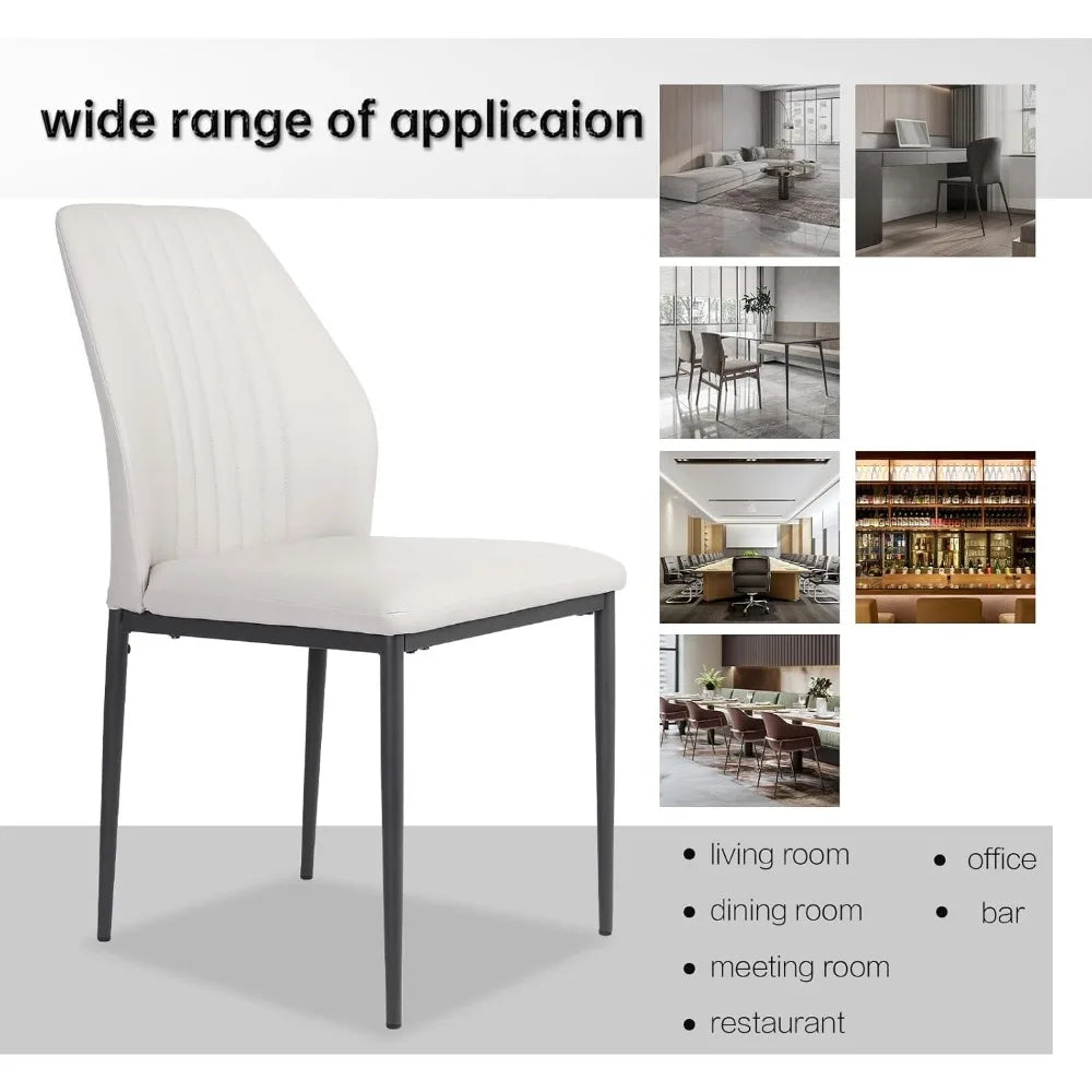 Modern Mid-Century Extendable Dining Table Set – 51"-67" Wooden Table with 6 Upholstered Chairs, Stylish & Durable for 6-8 Peop