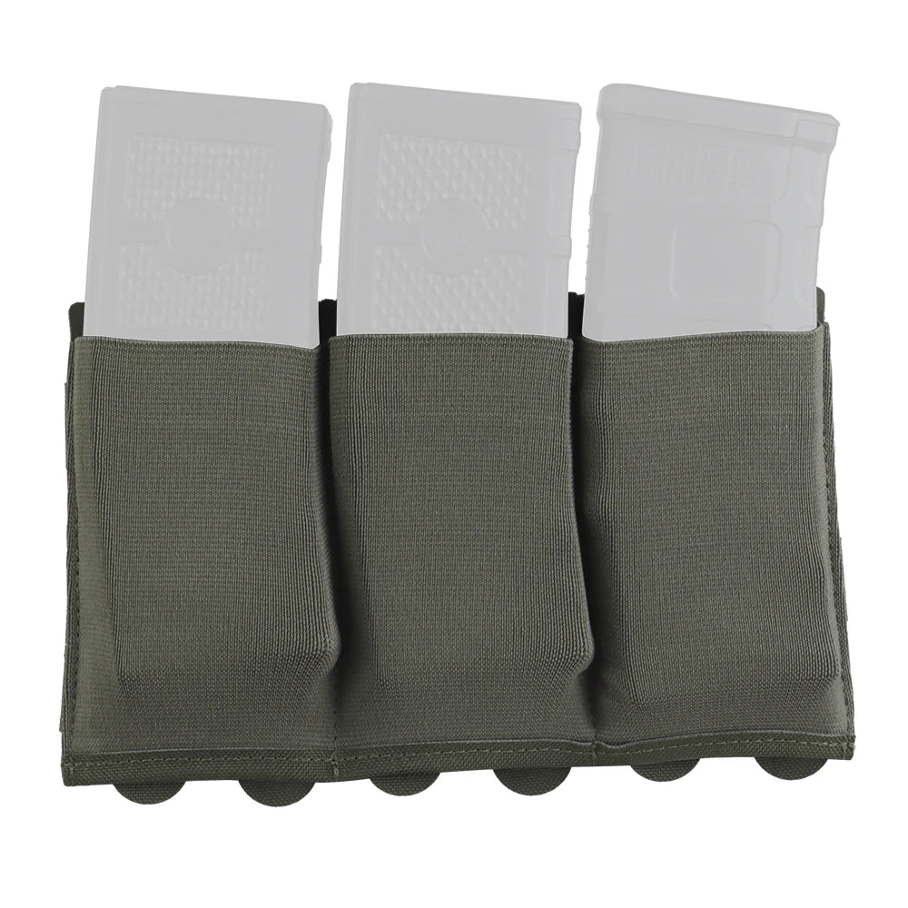 5.56/7.62 Magazine Pouch Tactical Molle Mag Pouch Single Double Triple Magazine Storage Bag Hunting Elastic Box for Airsoft Vest