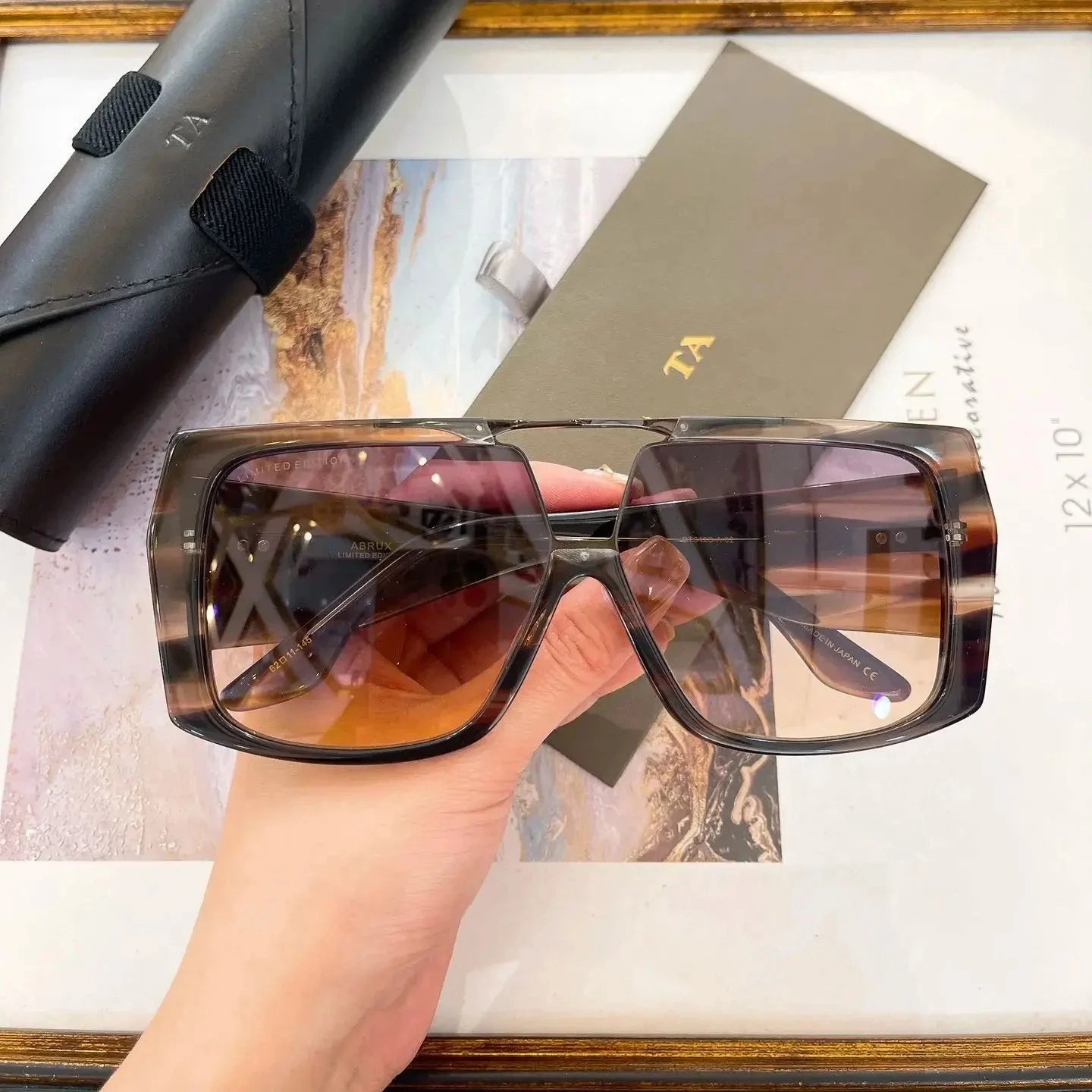 Original Factory For DIYTA DT ABRUX DTS420-A With Brand Box Popular LIMITED EDITION Leisure Retro Casual Men Women Sunglasses