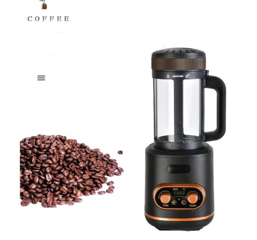 220/110V Electric Mini Household Air Roaster Coffee Machine Home Coffee Bean Roaster Temperature Control Coffee Roasting Machine