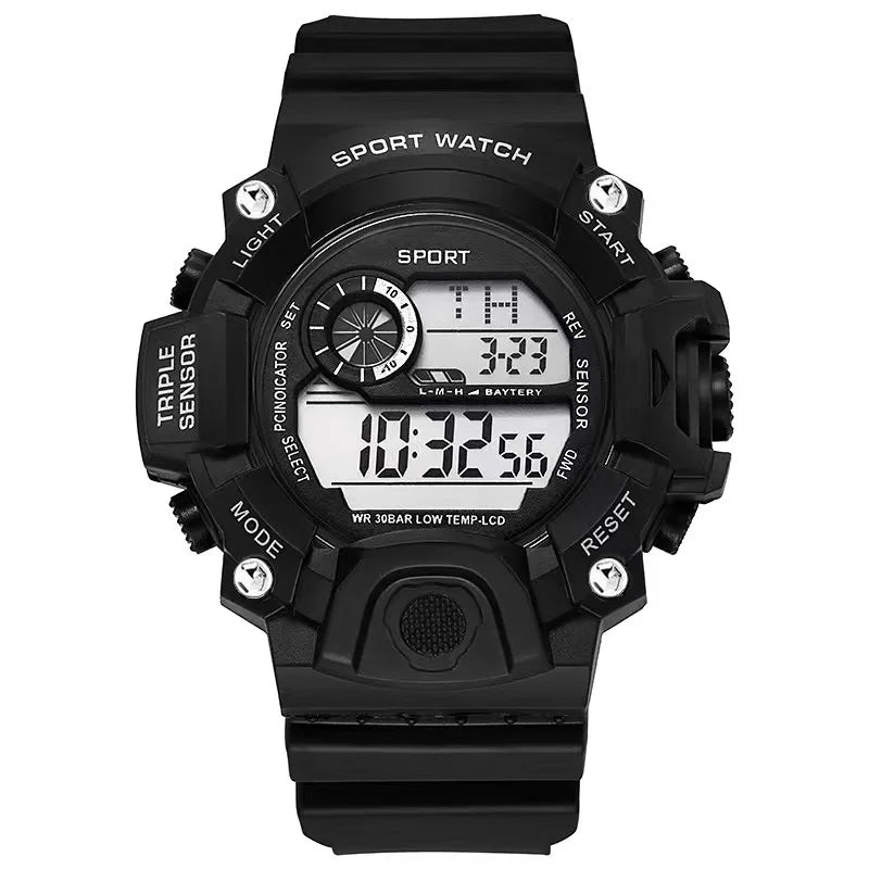 Tactical Military Electronic Watch with Waterproof Shockproof Luminous Dial Alarm Clock Function, Outdoor Survival, Camping, Hik