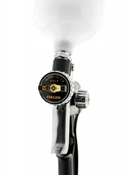 ITALCO gloss 1 L.V.M.P SPRAY GUN 1.3 tip 600ml cup